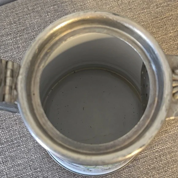 Manning Bowman & Co Pewter and Enamelware Autumn Coffee and Tea Pot, Graniteware